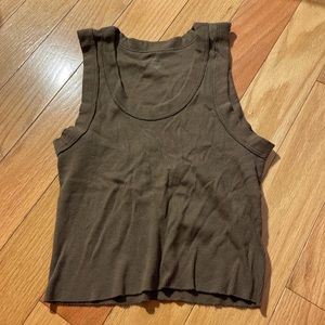 Brown Brandy Melville Connor Tank